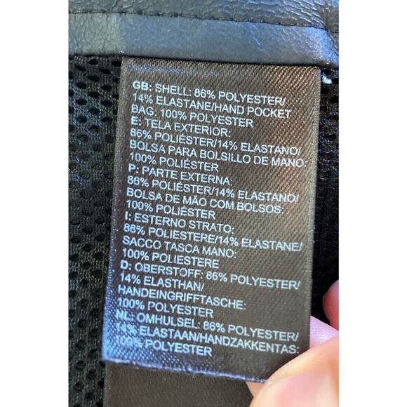 The North Face Full Zip Waterproof Hooded Jacket Size Medium Women’s Purple Grey - Picture 5 of 9